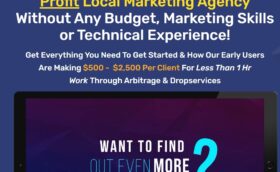 LocalAgencyBox: Activate Your Full Blown & Ready To Profit Local Marketing Agency...Without Any Budget, Marketing Skills or Technical Experience!.. Get Everything You Need To Get Started & How Our Early Users Are Making $500 - $2,500 Per Client For Less Than 1 Hr Work Through Arbitrage & Dropservices