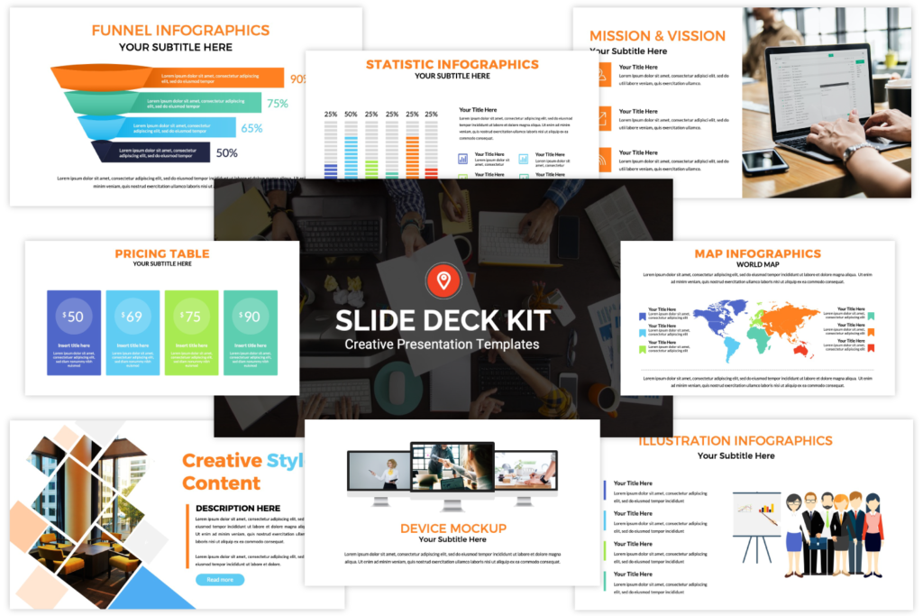 Slide Deck Kit Reviw: Discover The Slide Deck Kit, The World's First Multi-Purpose And Most Customizable PowerPoint Templates In The Market Today.