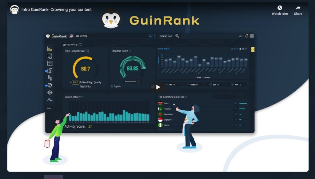 GuinRankReview : Create Content That Google Wants to Rank! Using This The Ultimate SEO Content Optimization Ai Tool 