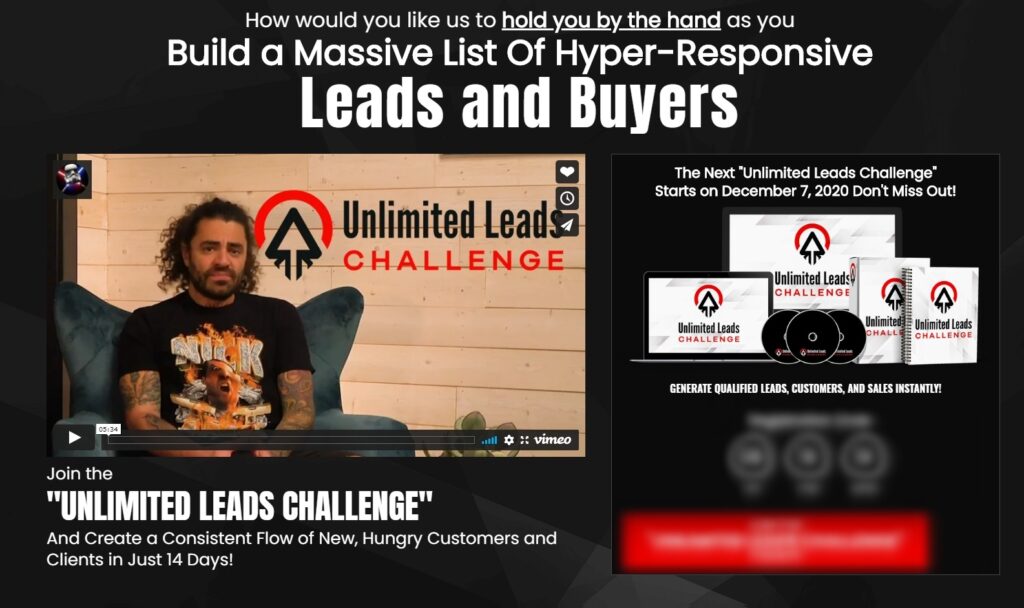  Build a List of Hyper Responsive Leads and Buyers In ANY Niche! [Unlimited Leads Challenge]