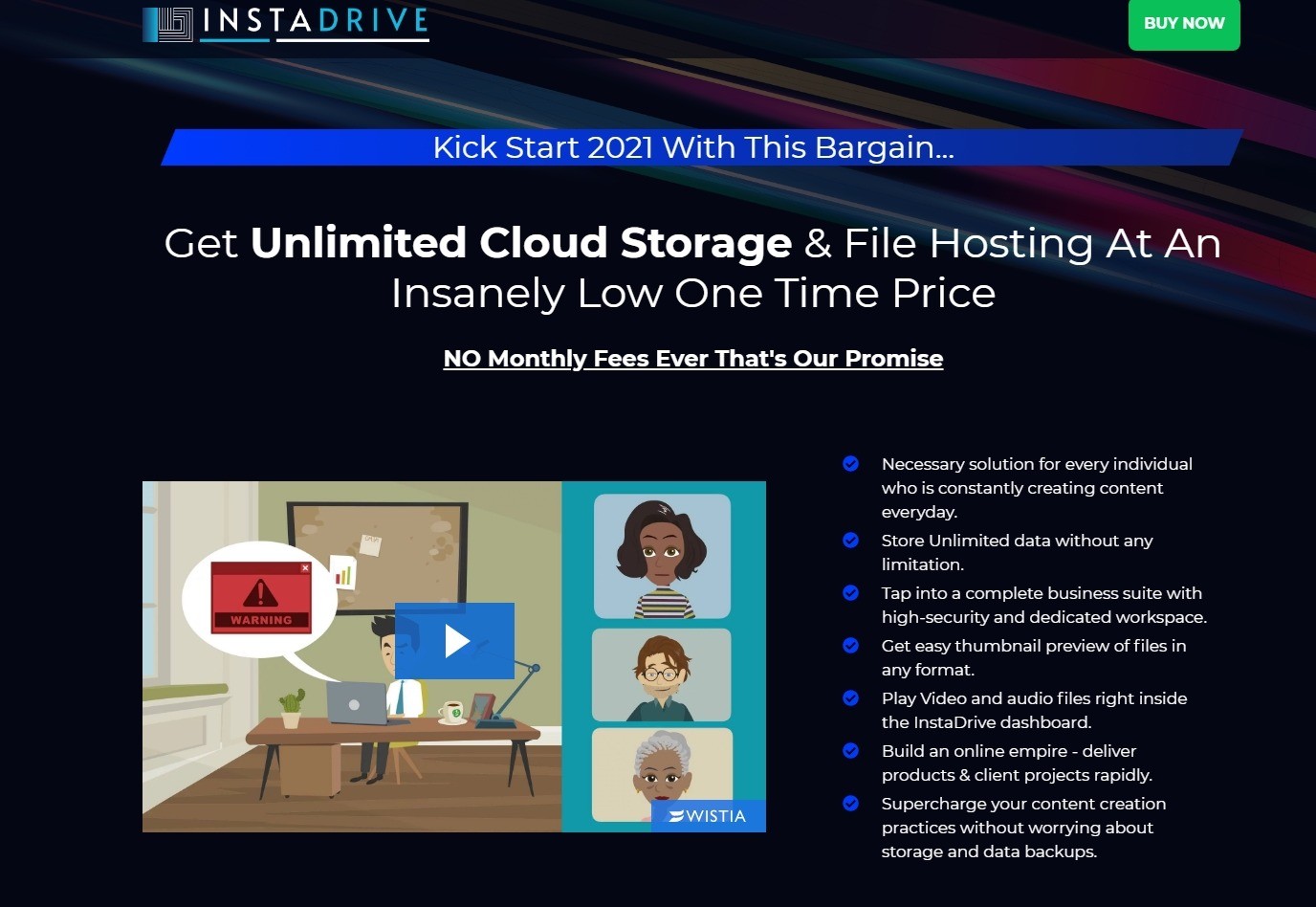 World's First Cloud Storage with Unlimited Storage capacity for businesses, organizations and Individuals who create and store tons of Data everyday with the most user-friendly Cloud Storage dashboard in the world! We didn’t bulk it up with features which real people never use. So, you can find the stuff you need much more easily! 
