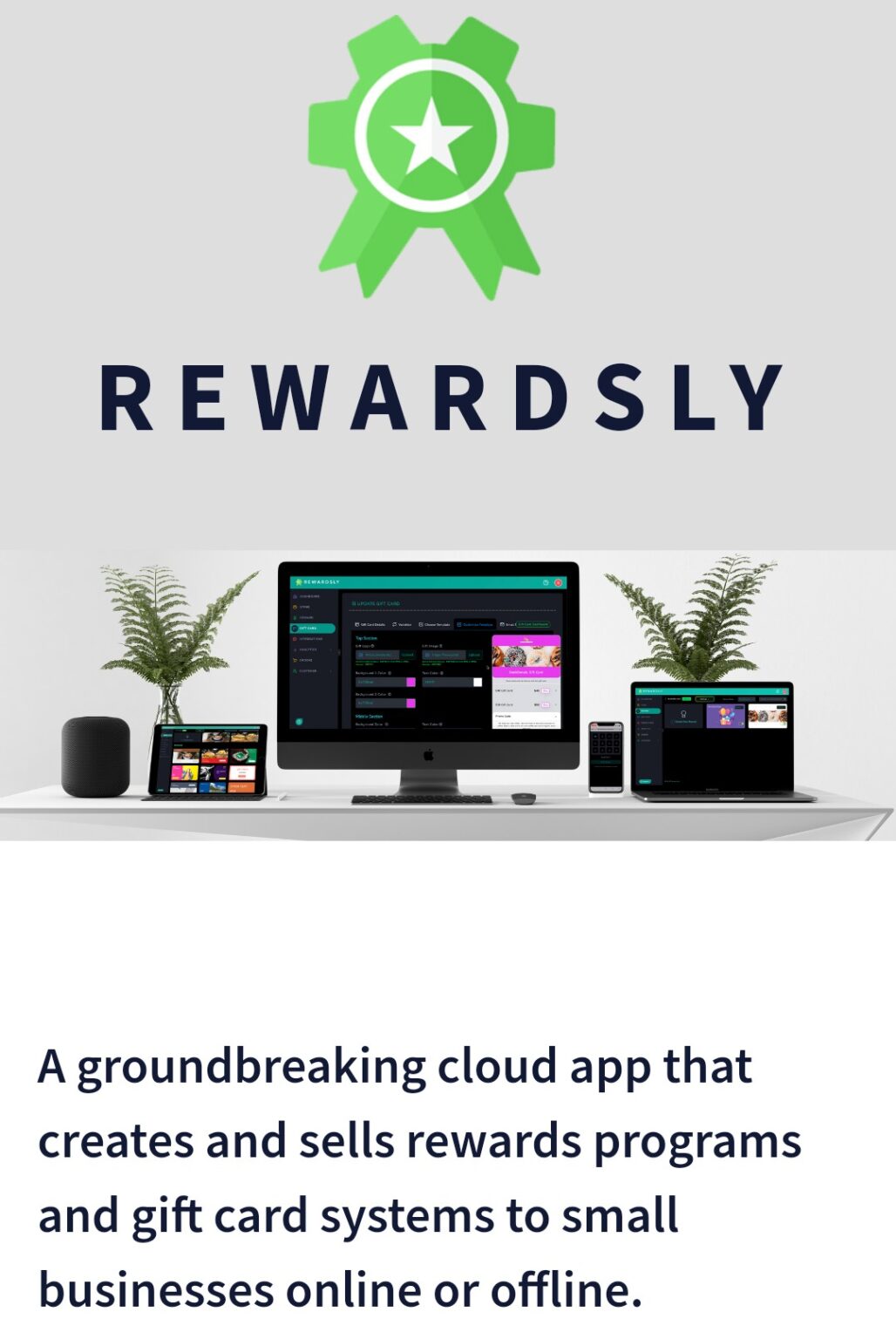 Rewardsly: An A.I. Loyalty Program & Gift Card System Creator.  