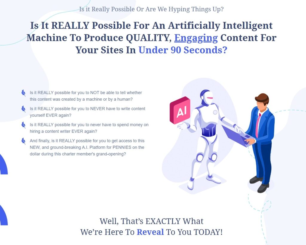 CLICK HERE TO TRY OUT CREAITE [ NEW ARTIFICIAL INTELLIGENCE CONTENT MAKER LIKE HUMANS]