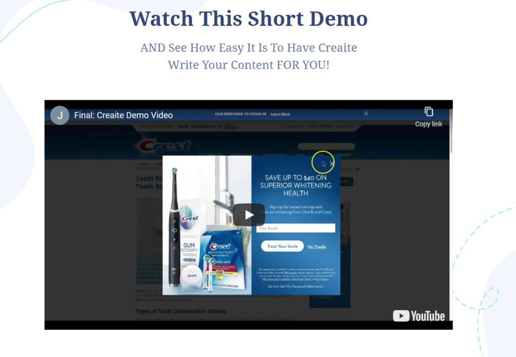 screenshot jv.creaite.com 2021.02.27 18 28 45 [REVEALED] Artificially Intelligent Web-App Produces PERFECTLY Readable Content For ANY Major Niche In Under 90 seconds #digitalmarketer #contentcreator