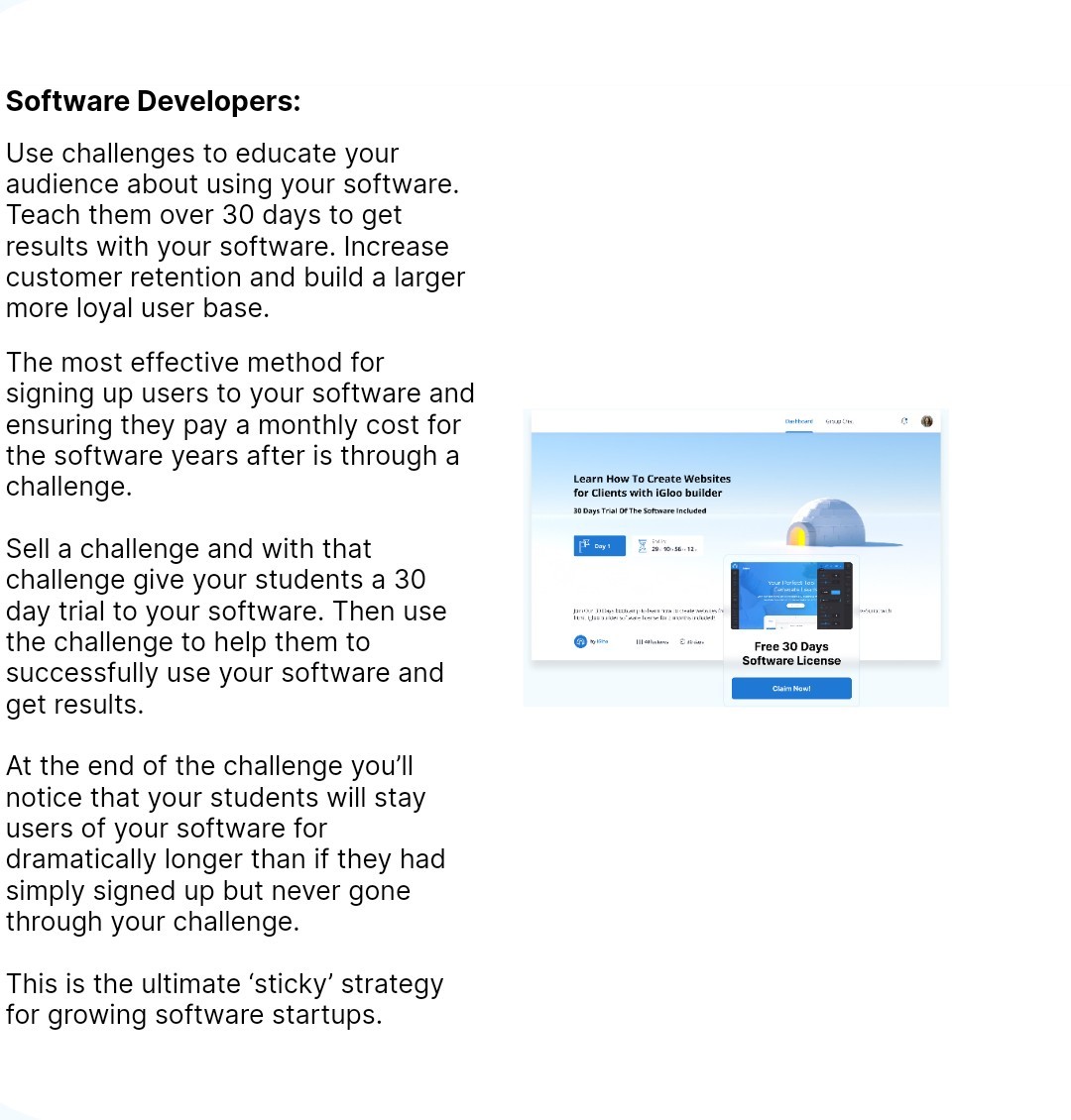 Screenshot 20210518 122033 Challenges App: A software for creating Bootcamps, Marathons and Challenges online. Sell access to your challenge and get paid, give challenges away for free and skyrocket your leads. #DigitalMarker #Salesforce