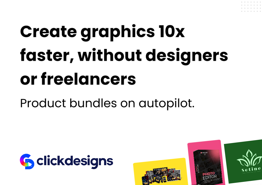 Clickdesigns review Clickdesigns: Get Amazing Graphics & Designs For Websites, Blogs, Funnels, Stores or Offers In Minutes WITHOUT Any Design Skills! #graphicdesign #digitalmarketer #blogger #graphicdesigner