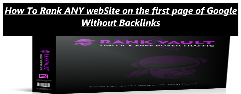 jhgfdfghjkl How To Rank ANY webSite on the first page of Google Without Backlinks [Ranking Number 1 on Google Made Easy]