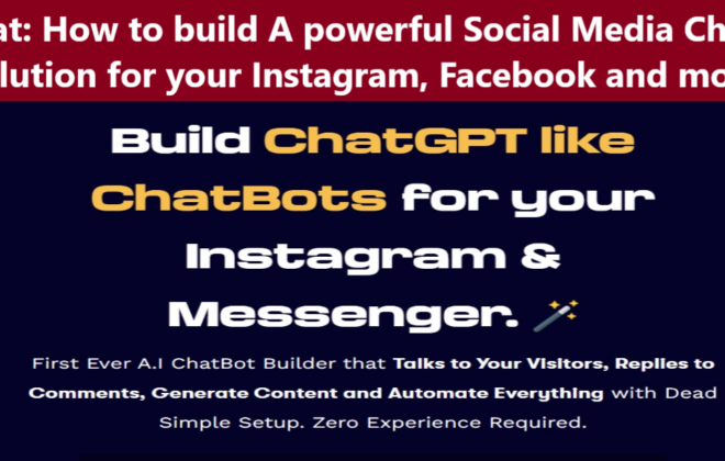 ReChat How to build A powerful Social Media Chatbot Solution for your Instagram Facebook and more ReChat Review: How to Build A Powerful Social Media Chatbot Solution for your Instagram, Facebook and more