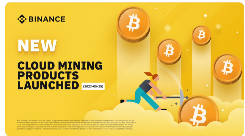 Binance Launches New Cloud Mining products for BTC Binance Cloud Mining: Binance Introduces New Cloud Mining Products for Bitcoin Mining