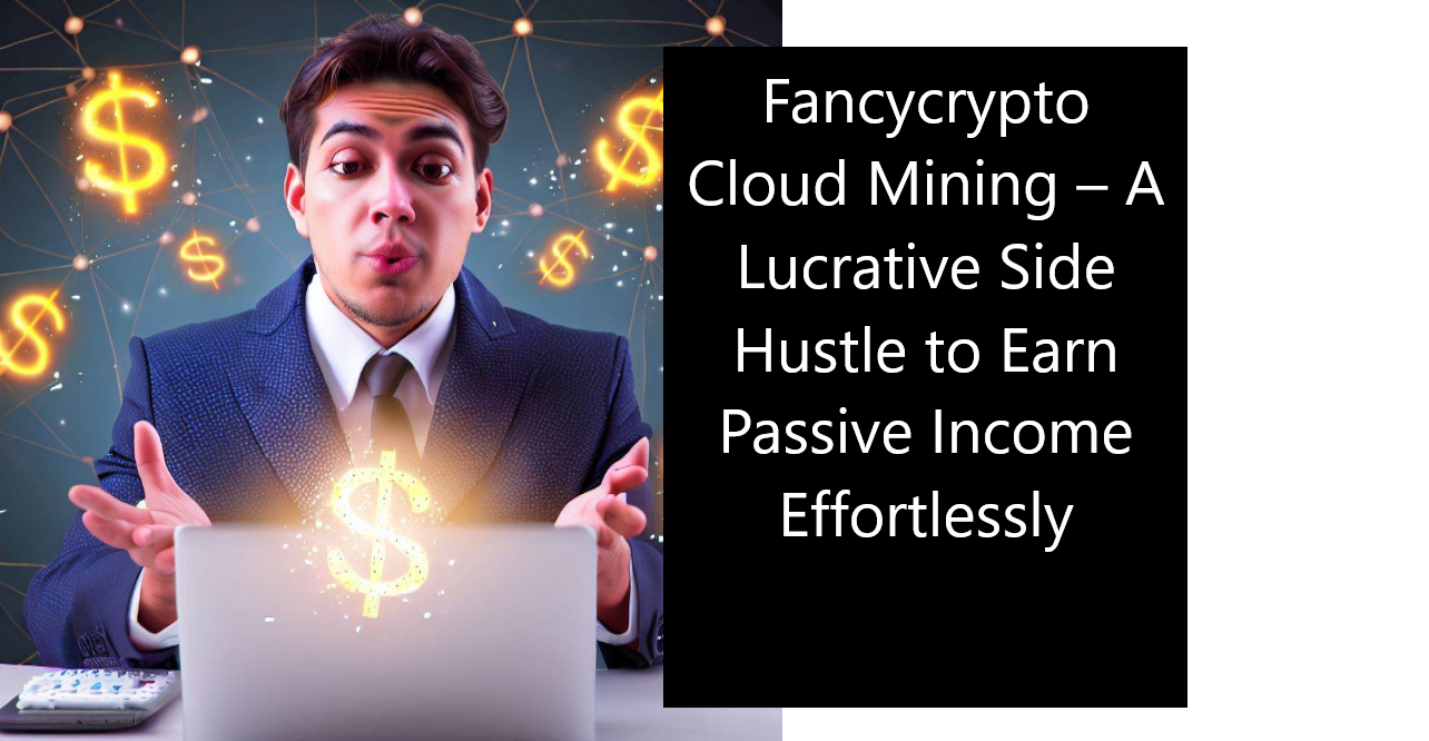 Fancycrypto Cloud Mining –A Lucrative Side Hustle to Earn Passive Income Effortlessly Fancycrypto Cloud Mining – A Lucrative Side Hustle to Earn Passive Income Effortlessly