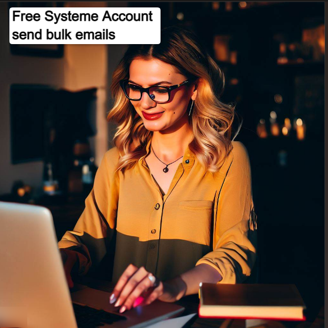 a real live human photo of woman doing email marketing Image Creator from Microsoft Bing Unlock the Power of A Free Systeme.io Account And Send Unlimited Bulk Emails: A Comprehensive Review of the All-in-One Marketing Tool with a Free Account Offer
