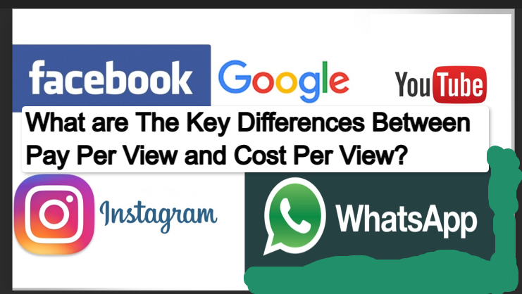 facebook google youtube instagram Bing images Understanding Ad Watches: What are The Key Differences Between Pay Per View and Cost Per View‍?