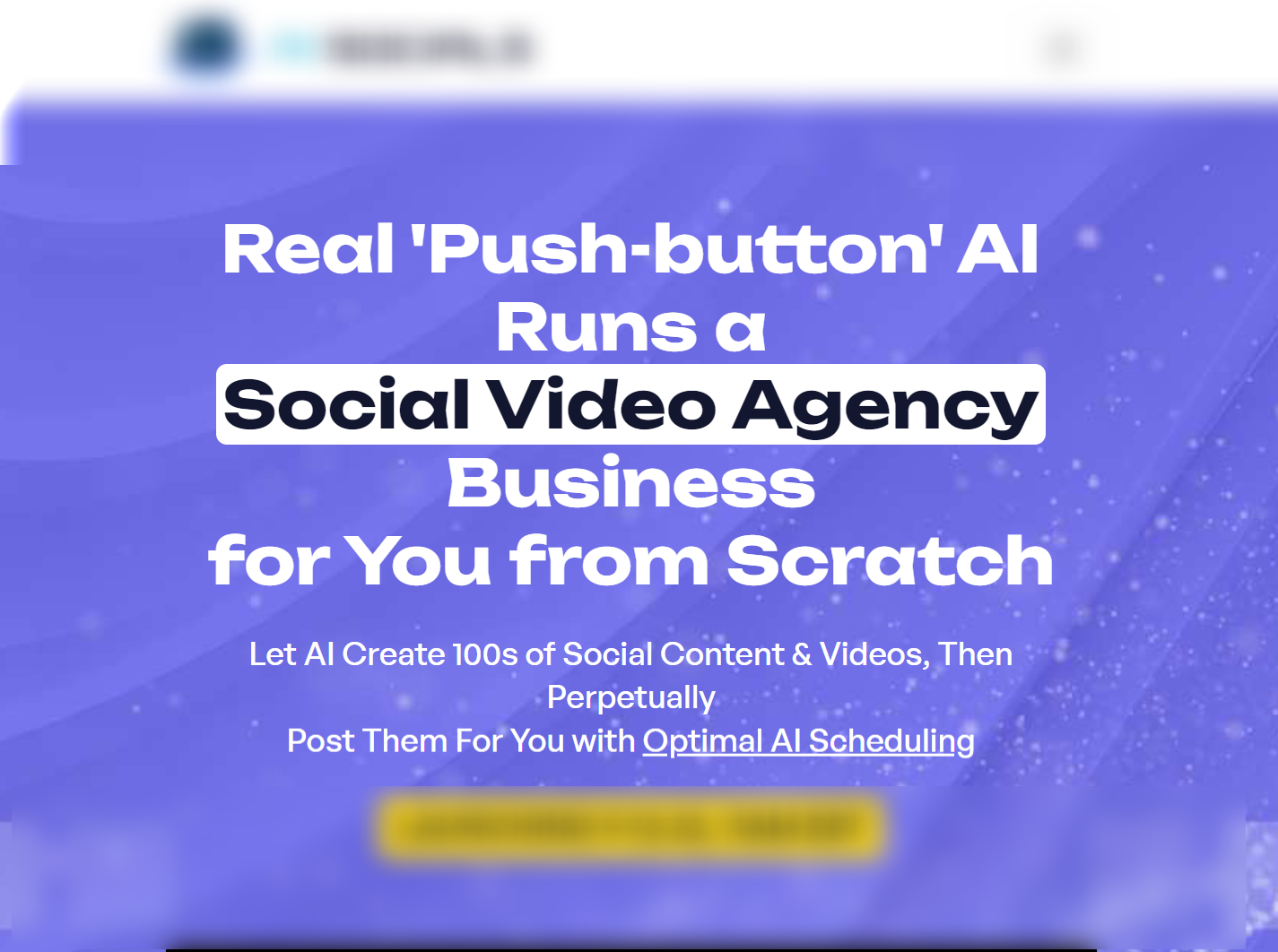 AI Socials AISocials Review - The Revolutionary AI Social Media Marketing Tool Runs Social Video Marketing Agency Business for You.