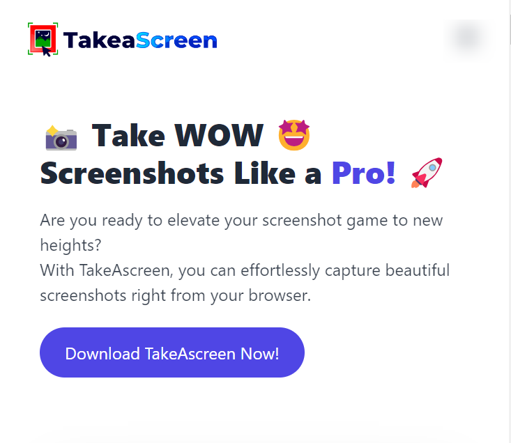 TakeAscreen Capture Screenshot and Screen Recording Tool TakeScreenshot 1 TakeAscreen Review: The Tool You Need To Transform Your Screenshots into Stunning GIFs, Videos, Animated Marketing Images and More