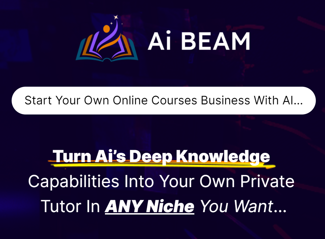 FE 1 AI BEAM Review: Create Courses On Demand Without You Doing Any Of The Work. Start Your Own Online Courses Business With AI