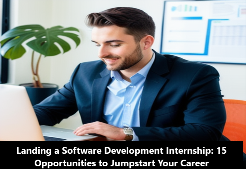 Landing a Software Development Internship 15 Opportunities to Jumpstart Your Career Landing a Software Development Internship: 15 Opportunities to Jumpstart Your Career