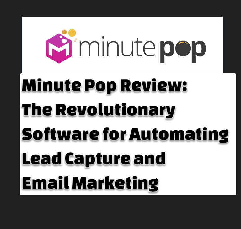 Annotate Image Minute Pop Review: The Revolutionary Software for Automating Lead Capture and Email Marketing