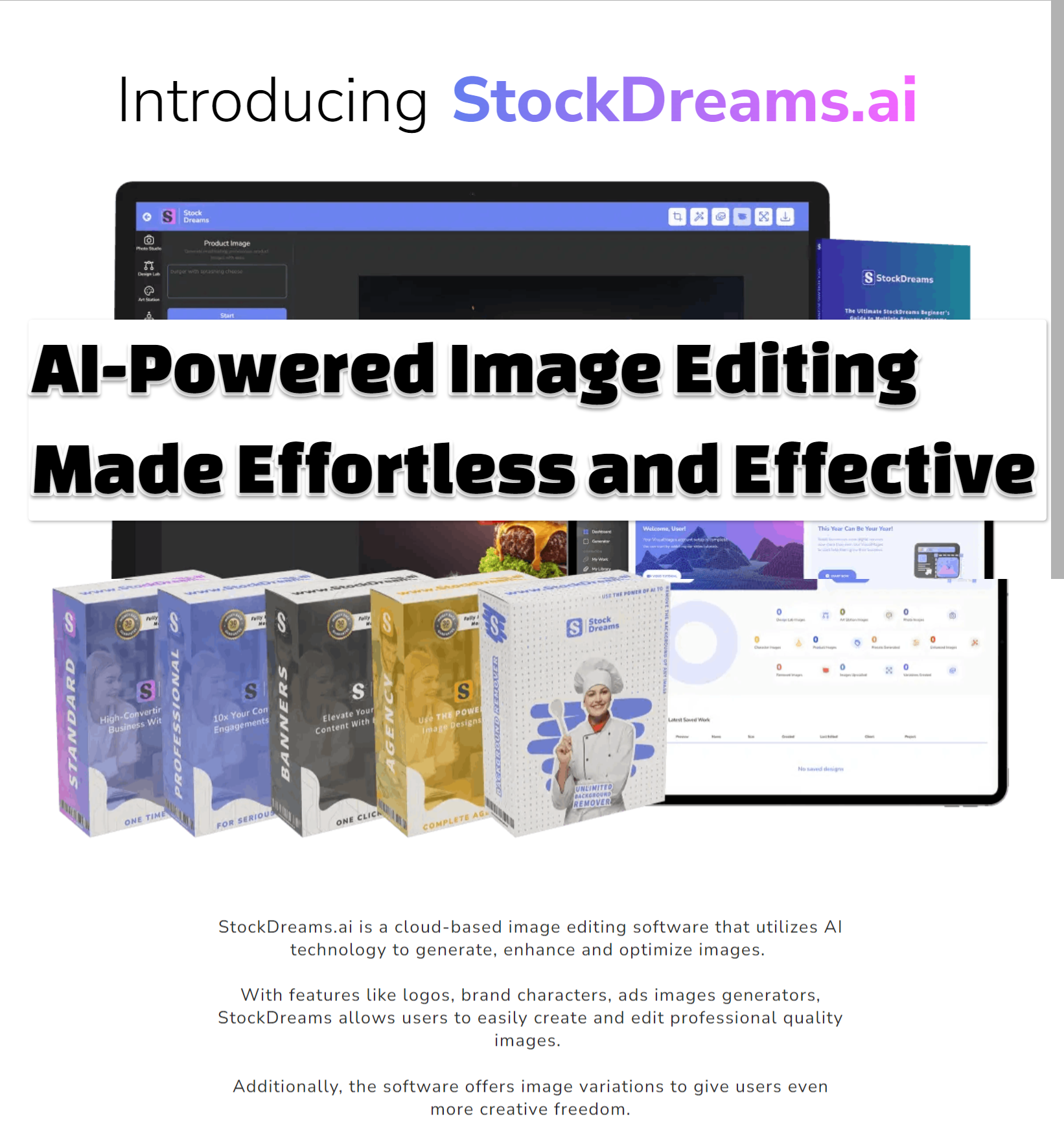 StockDreams JV Partners StockDreams AI Review: AI-Powered Image Editing Made Effortless and Effective