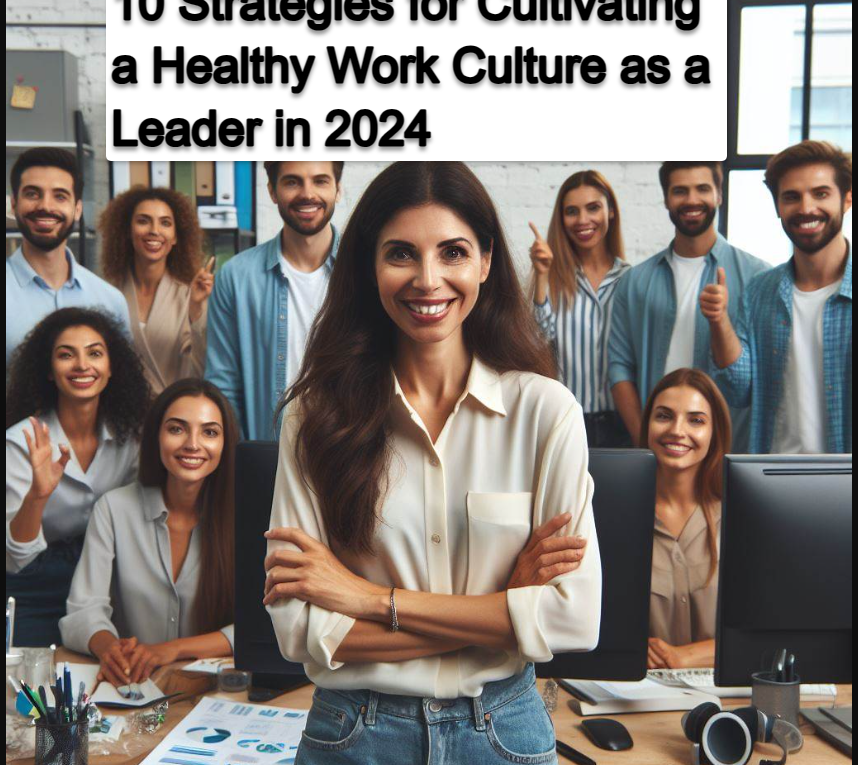 10 Strategies for Cultivating a Healthy Work Culture as a Leader in 2024 10 Strategies for Cultivating a Healthy Work Culture as a Leader in 2024