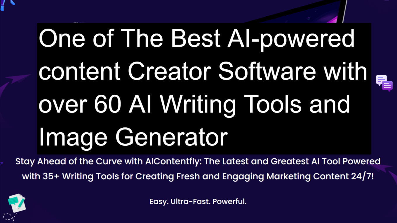AIContentFly AIContentFly Review: One of The Best AI-powered content Creator Software with over 60 AI Writing Tools and Image Generator