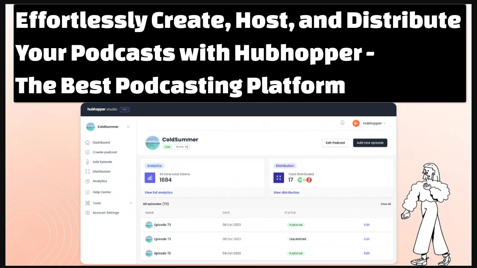 Effortlessly Create Host and Distribute Your Podcasts with Hubhopper The Best Podcasting Platform Effortlessly Create, Host, and Distribute Your Podcasts with Hubhopper - The Best Podcasting Platform
