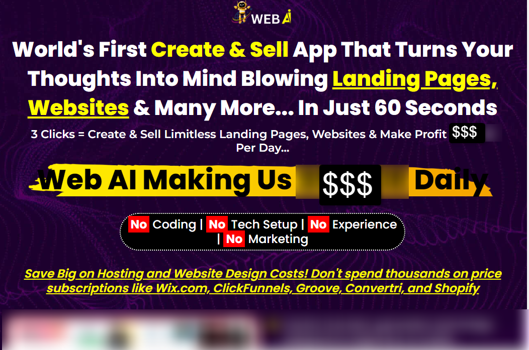 Web AI Live 1 Web AI Review: New AI Technology That Builds and Hosts Beautiful Websites in Any Category Using Only One Keyword, in Just 2 Minutes! Without Code. Case Study For Web Ai