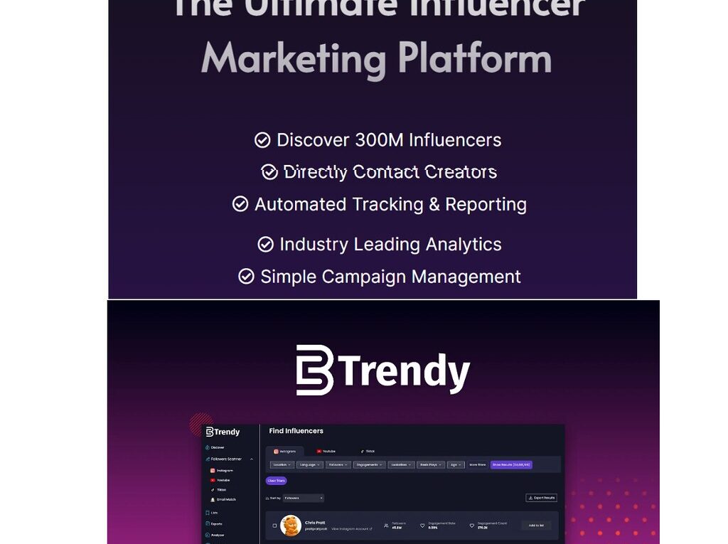 53811508738 534bced27c b Btrendy Review: Scale Your Influencer Marketing with This Database of 300 Million Influencers