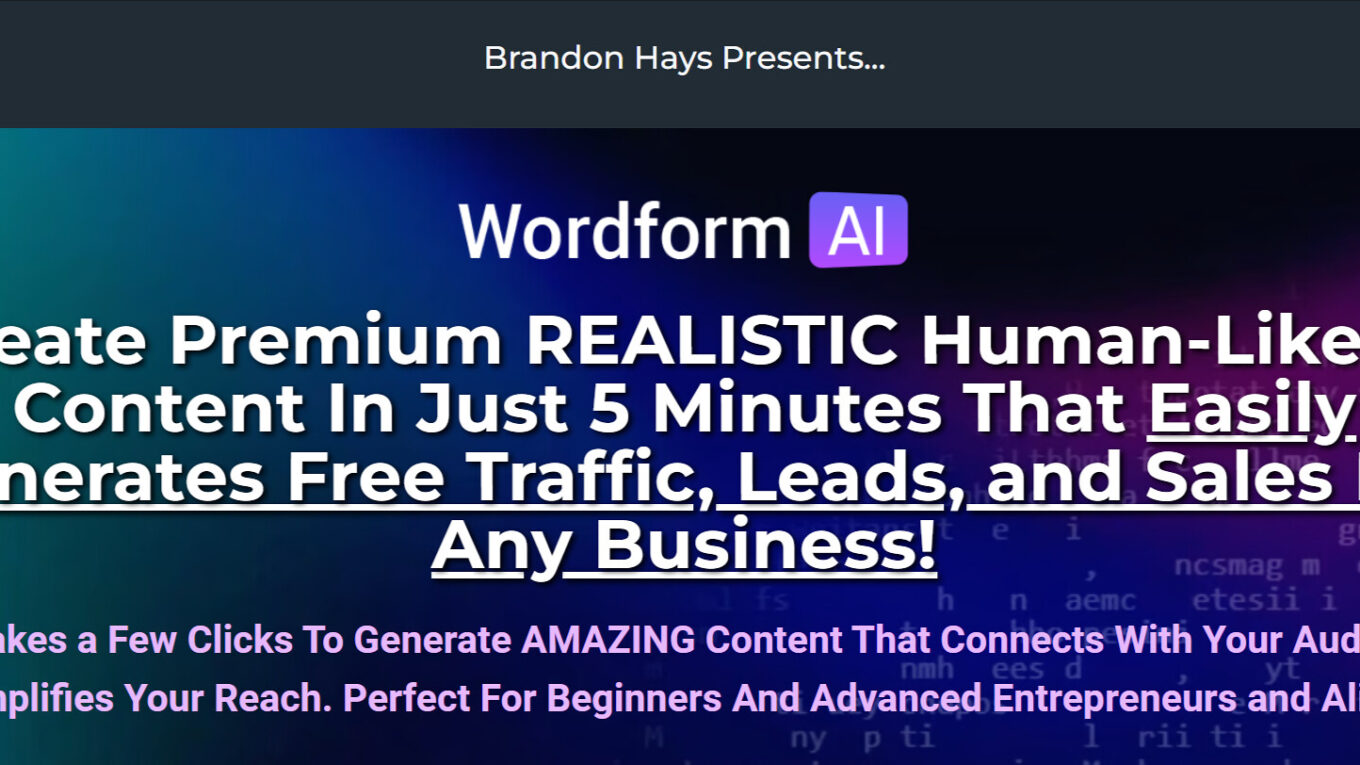 53910032485 0f9924cf07 k Create Engaging Content That Sells—In No Time! With This WordForm AI Founder's Lifetime Deal