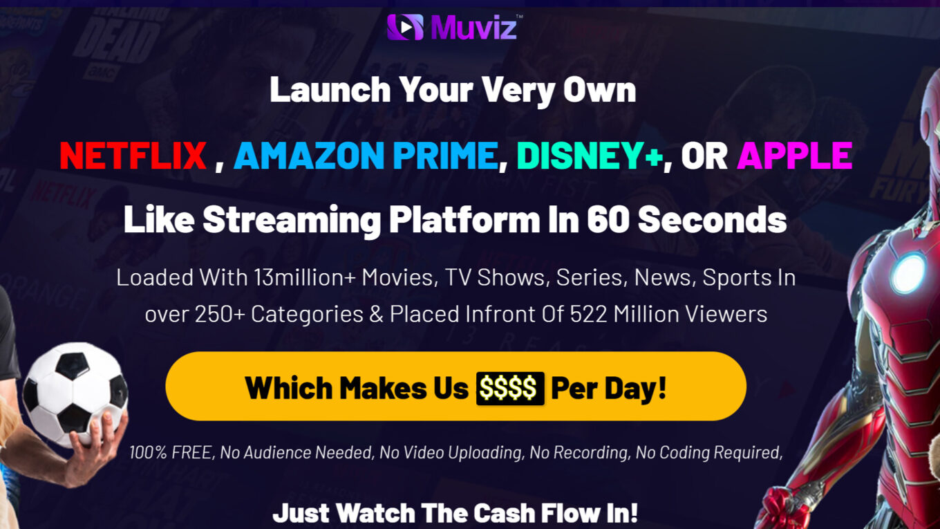 53915516861 49ebbb9b36 k Muviz Review: Launch Your Very Own NETFLIX , AMAZON PRIME, DISNEY+, OR APPLE Like Streaming Platform In 60 Seconds Loaded With 13million+ Movies, TV Shows, Series, News, Sports In over 250+ Categories And Placed In front Of 522 Million Viewers