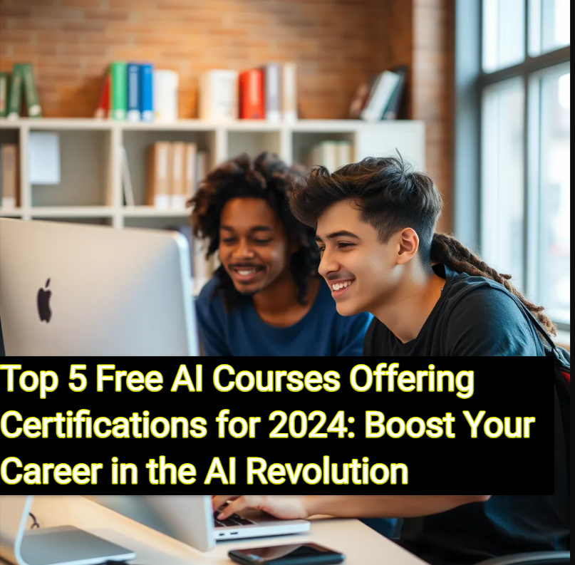 Top 5 Free AI Courses Offering Certifications for 2024: Boost Your Career in the AI Revolution