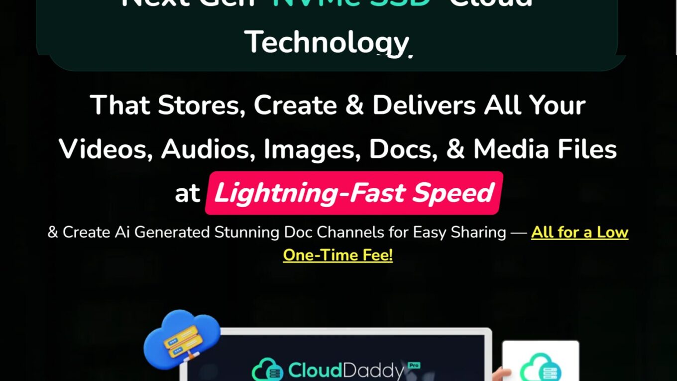 53970407601 93ef6c4c90 k CloudDaddy: Next Gen 'NVMe SSD' Cloud Technology That Stores & Delivers All Your Videos, Audios, Images, Docs & Media Files at Lightning-Fast Speed with 100% Ultra-Secure Protection — All For A Low, One-Time Fee