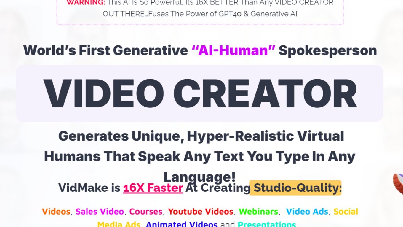 54001537646 bdbc171cdf h VidMake Review: The World’s First Generative “AI-Human” Spokesperson VIDEO CREATOR That Generates Unique, Hyper-Realistic Virtual Humans That Speak Any Text You Type In Any Language!