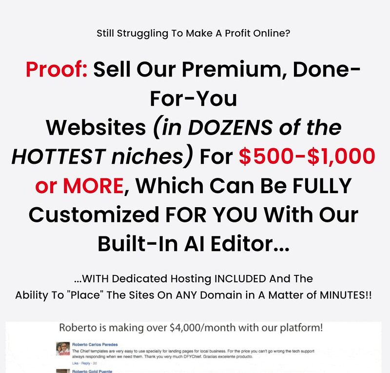 54011219824 d37e78e16a c DFY Chief AI Agency Review: Sell These Premium, Done-For-You Websites For $500-$1,000 (or more) Which AI Can Customize FOR YOU With Our Built-In AI Editor + Plus Hosting is INCLUDED!