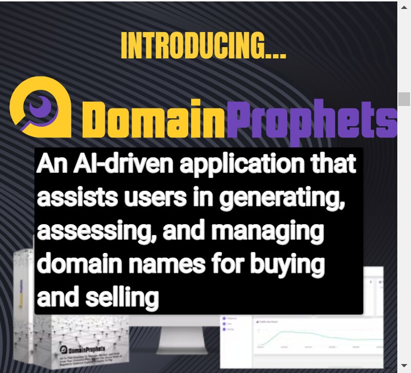 54125204983 981086c0c0 c DomainProphets Review: An AI-driven domain flipping App that assists users in generating, assessing, and managing domain names for buying and selling