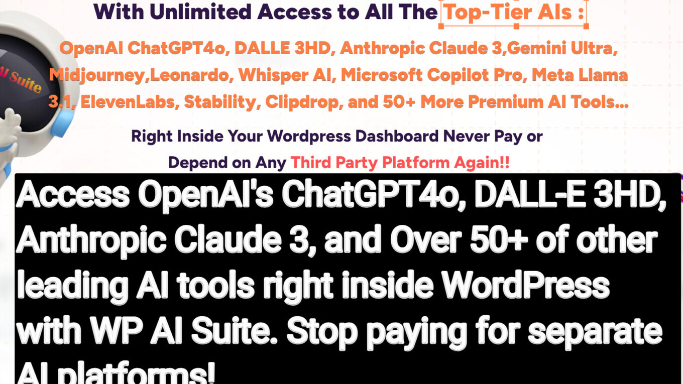 54150241156 ec7b6841d6 k Access OpenAI's ChatGPT4o, DALL-E 3HD, Anthropic Claude 3, and Over 50+ of other leading AI tools right inside WordPress with WP AI Suite. Stop paying for separate AI platforms!