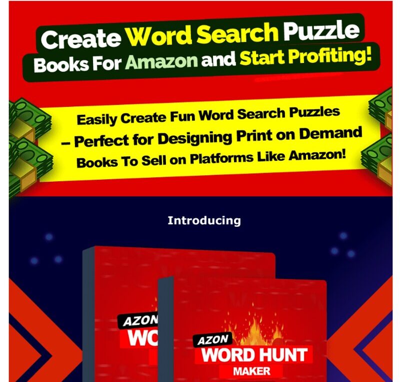 54198854892 eaf585254c c Azon Word Hunt Maker Review: Create Word Search Puzzle Books For Amazon and Start Profiting Fast!