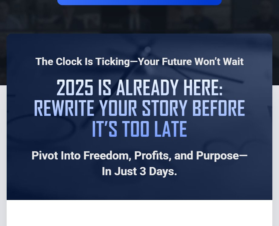 image 16 Warrior PIVOT Challenge: Make 4 Critical PIVOTS That Will 10x Your Power as a Creator and Unlock Unlimited Profits & Purpose Across Your Life in Just 3 Days