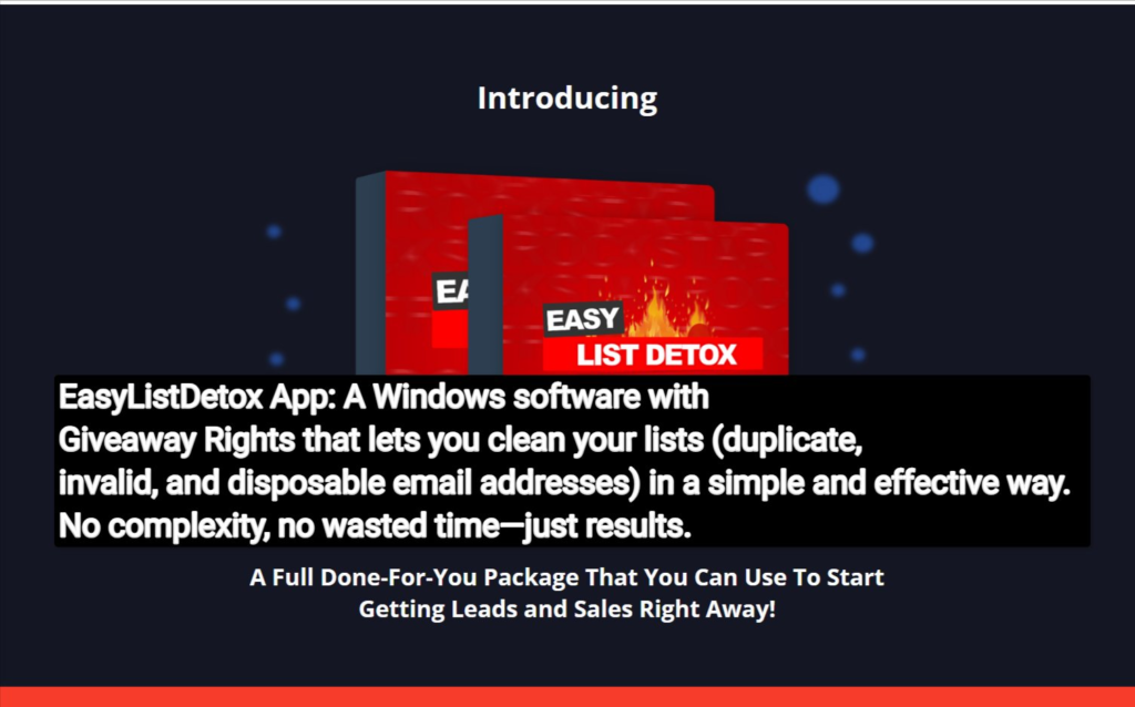 EasyListDetox App Review: A Windows tool with Giveaway Rights for effortlessly cleaning your email lists of duplicates, invalid, and disposable addresses. Simple, efficient, and time-saving