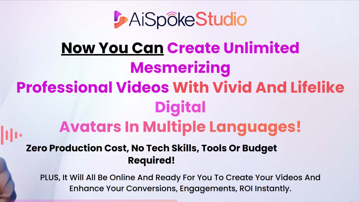 image 1 AiSpokeStudio Review: Create Unlimited Mesmerizing Professional Videos with Vivid and Lifelike Digital Avatars in Multiple Languages!