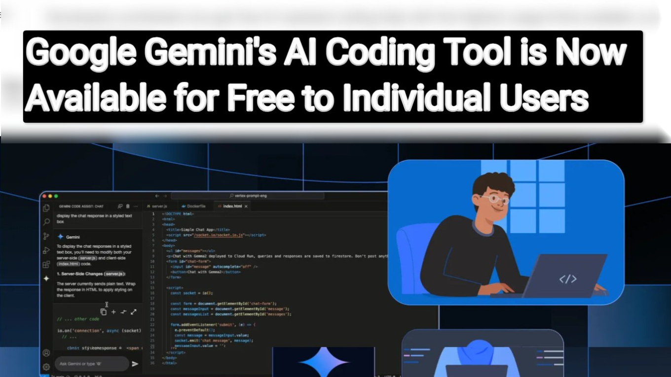 image 101 Google Gemini's AI Coding Tool is Now Available for Free to Individual Users