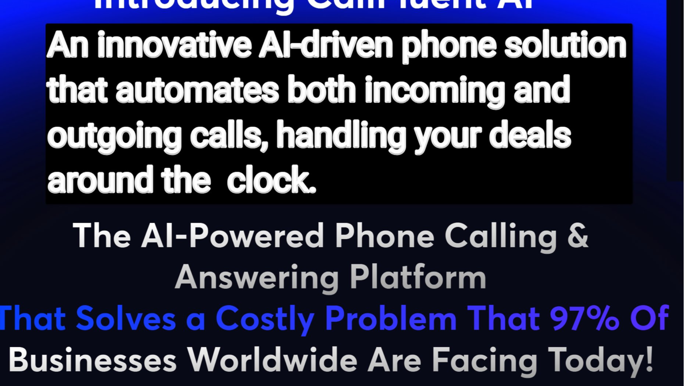 image 14 CallFluent AI Review: An innovative Human-like AI-driven phone solution that automates both incoming and outgoing calls, handling your deals around the clock.