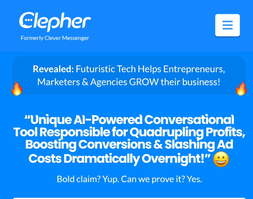 Clepher Review: Revolutionary AI Chat Tool that Quadruples Profits, Elevates Conversions, and Cuts Advertising Costs Instantly!