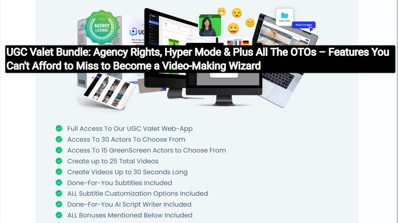 image 36 The UGC Valet Bundle: Agency Rights, Hyper Mode & Plus All The OTOs – Features You Can't Afford to Miss to Become a Video-Making Wizard