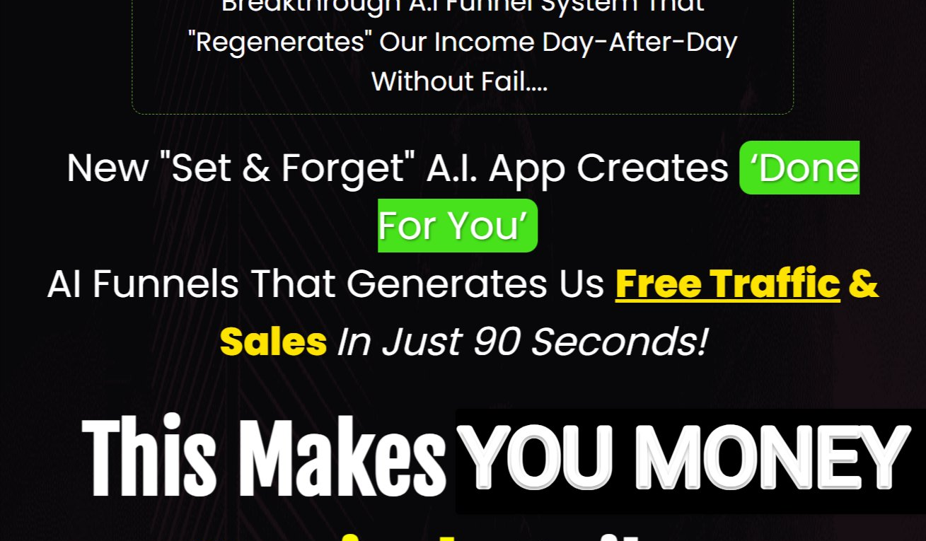 image 73 Delta AI Overview: Effortless "Set & Forget" App Builds Automated Funnels for Free Traffic & Sales in 90 Seconds!