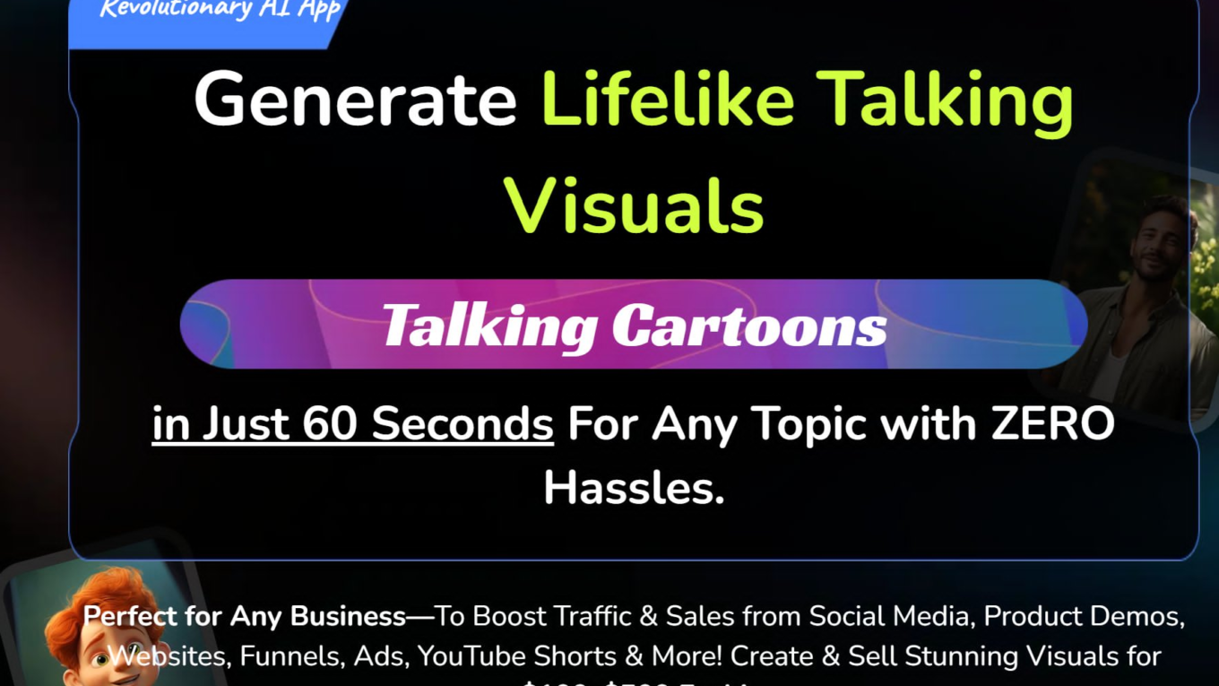 image 90 Comprehensive Review of Talking Visuals: The AI-Powered Visual Creation Tool That 𝗖𝗿𝗲𝗮𝘁𝗲𝘀 Lifelike Talking Visuals in Just 60 Seconds Such As- Talking Human Photos, Ultra Realistic 4k Images, Amazing Product Images And Animated Talking Cartoons