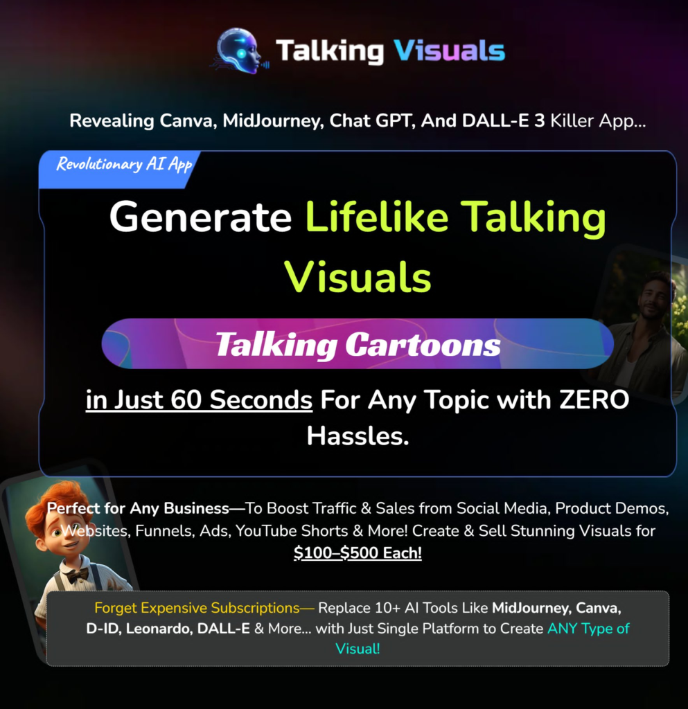 Comprehensive Review of Talking Visuals: The AI-Powered Visual Creation Tool