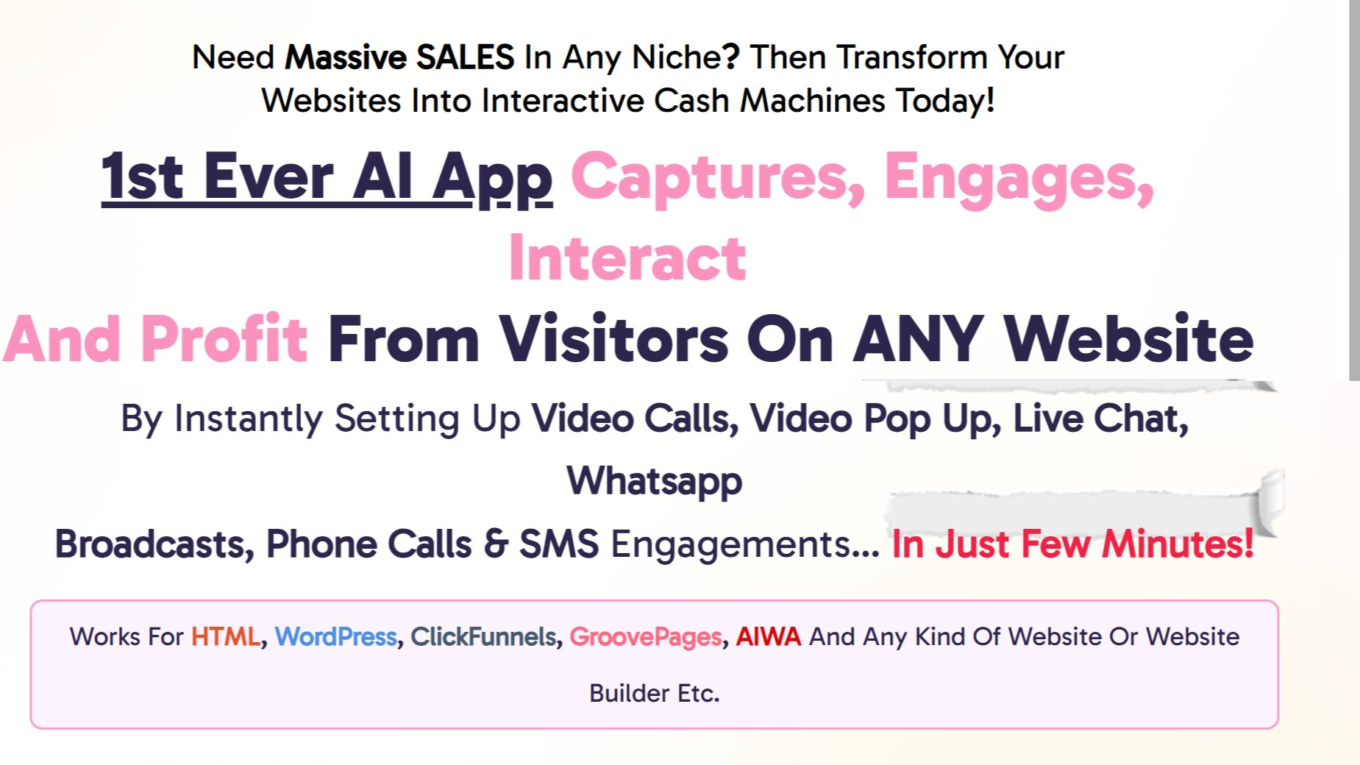 image 93 Xteract Ai Review: Transform your website into an interactive hub with video calls, popups, live chat, phone, and SMS Engagement in minutes