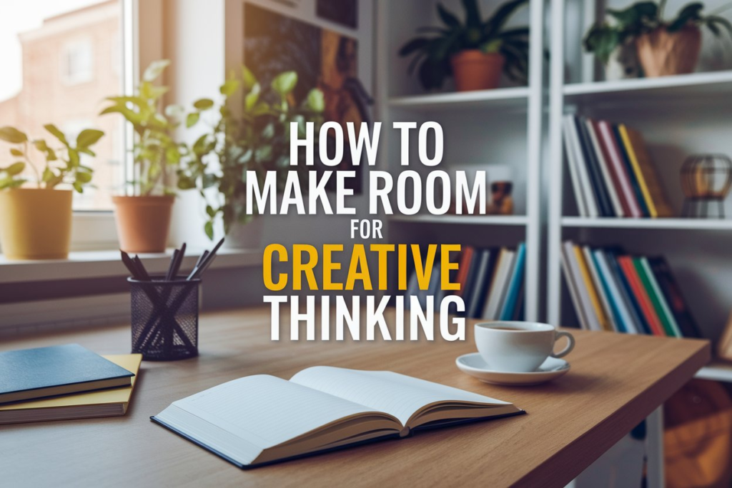How to Make Room for Creative Thinking