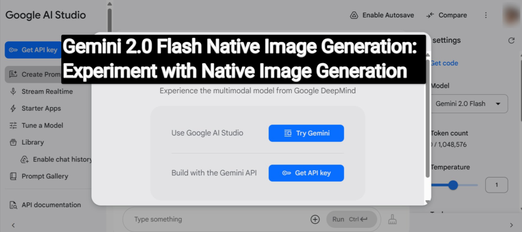 Gemini 2.0 Flash Native Image Generation: Experiment with Native Image Generation