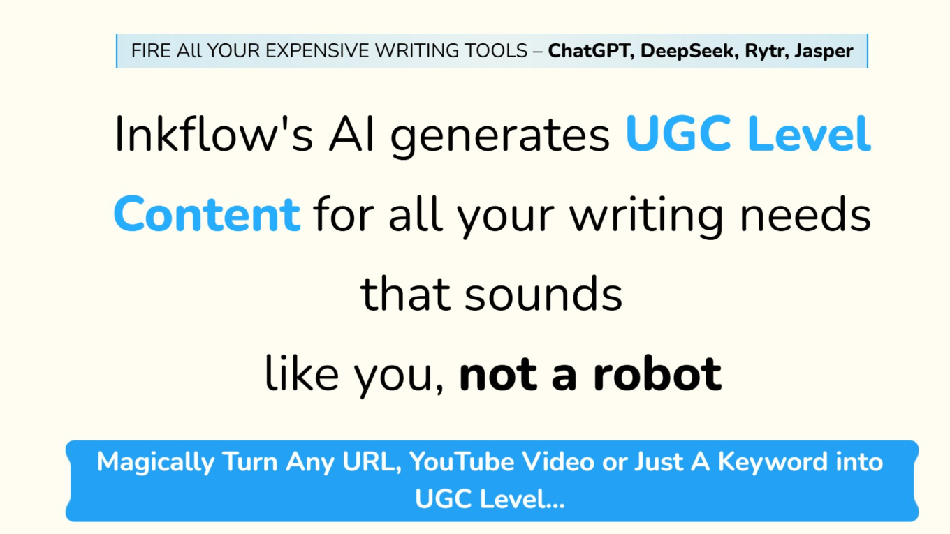 image 5 Inkflow Review: An AI that generates UGC Level Content for all your writing needs that sounds like you and not like a robot